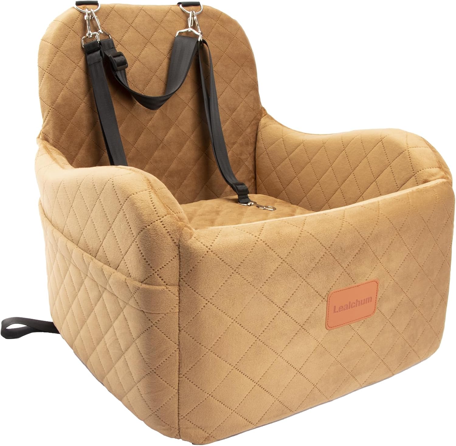 Dog Booster Car Seat for Small/Medium Dogs with Memory Foam