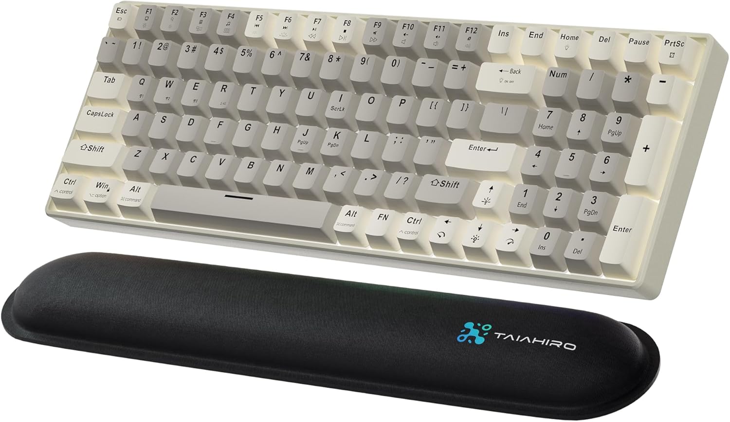 Creamy Mechanical Gaming Keyboard with Silent Linear Switches