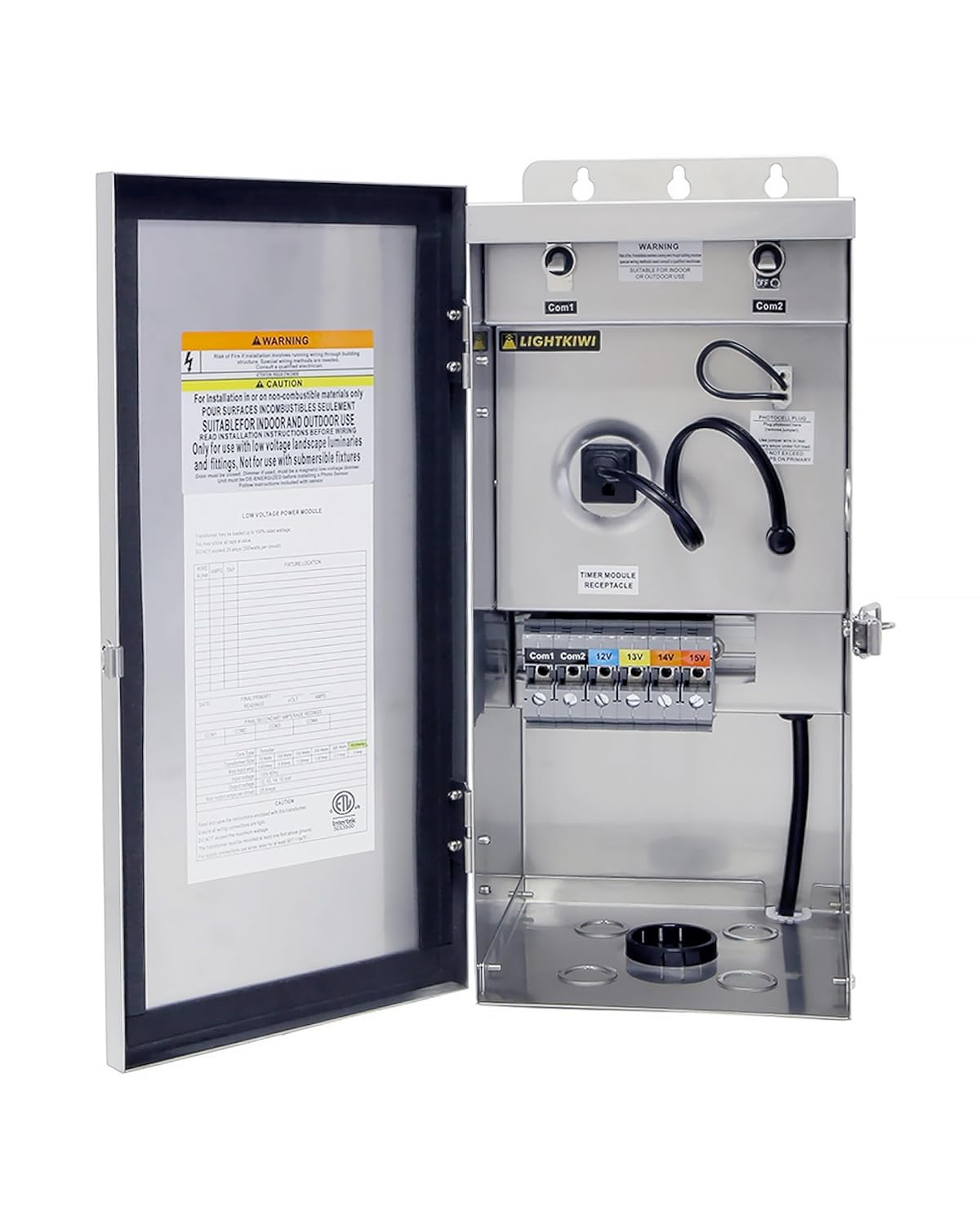 600W Low Voltage Outdoor Landscape Lighting Transformer for Pathways