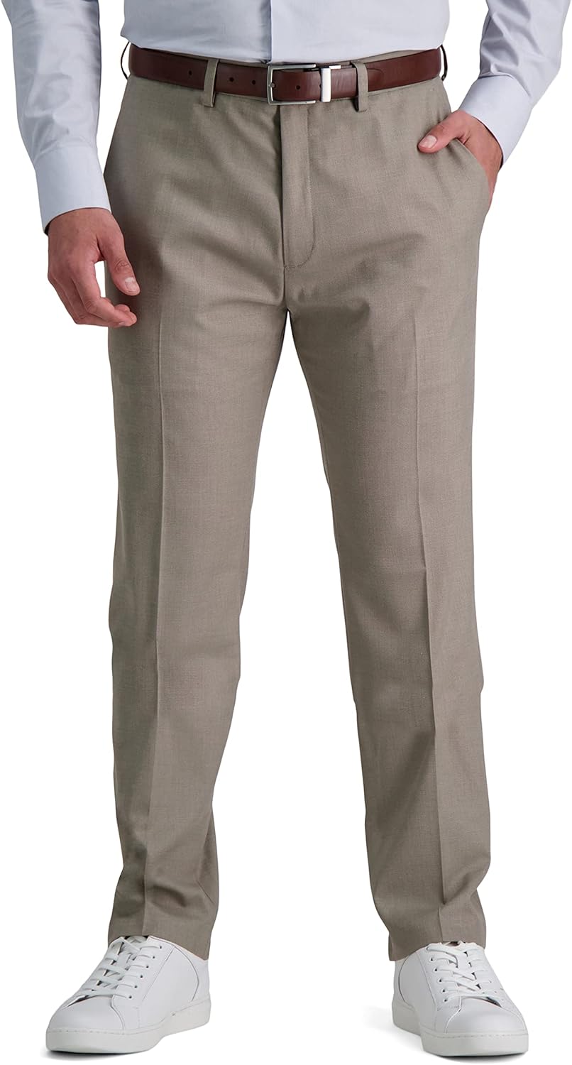 Kenneth Cole Reaction Mens Solid Performance Slim Fit Dress Pant