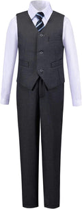 Toddler Boys Suit Kids Formal Dresswear Prom Tuxedo Children Slim Fit
