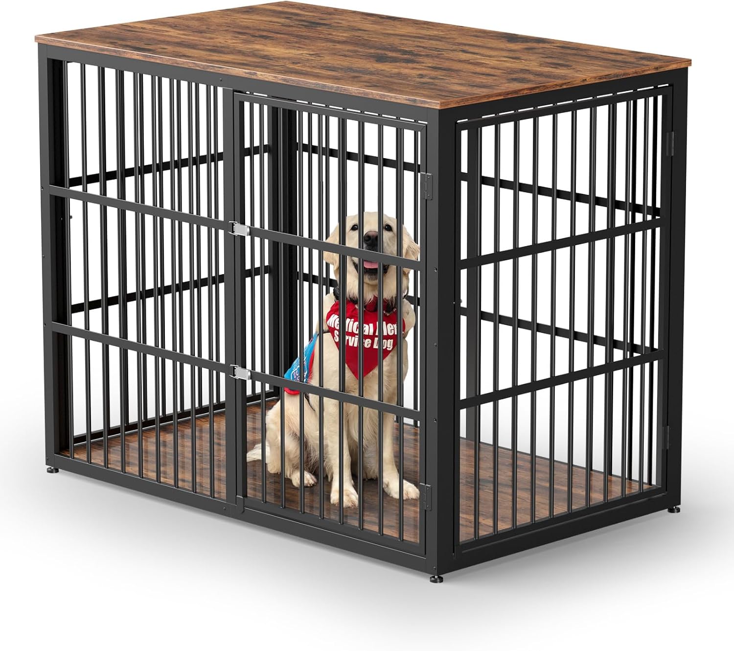48ft' XXL Dog Crate Furniture with 3 Doors for Large Dogs