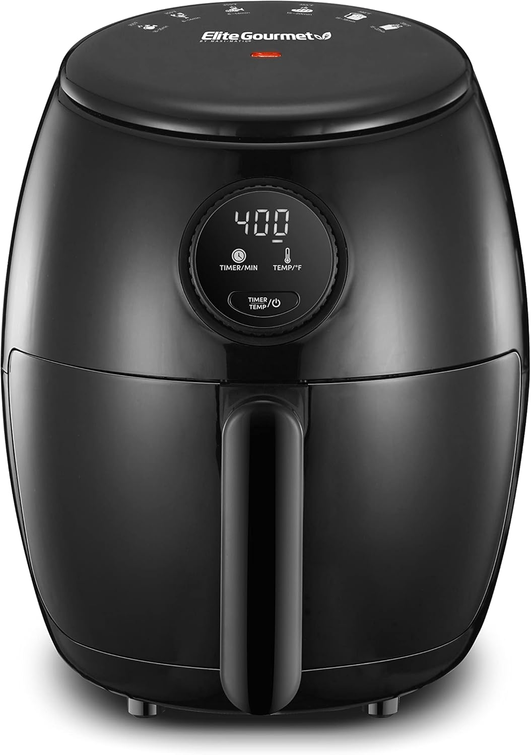 Elite Gourmet 2.1Qt Hot Air Fryer: Oil-Less Healthy Cooking
