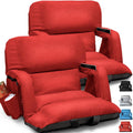 Wide Stadium Seats With Back Support 2 Pack - Sofa Style Comfort