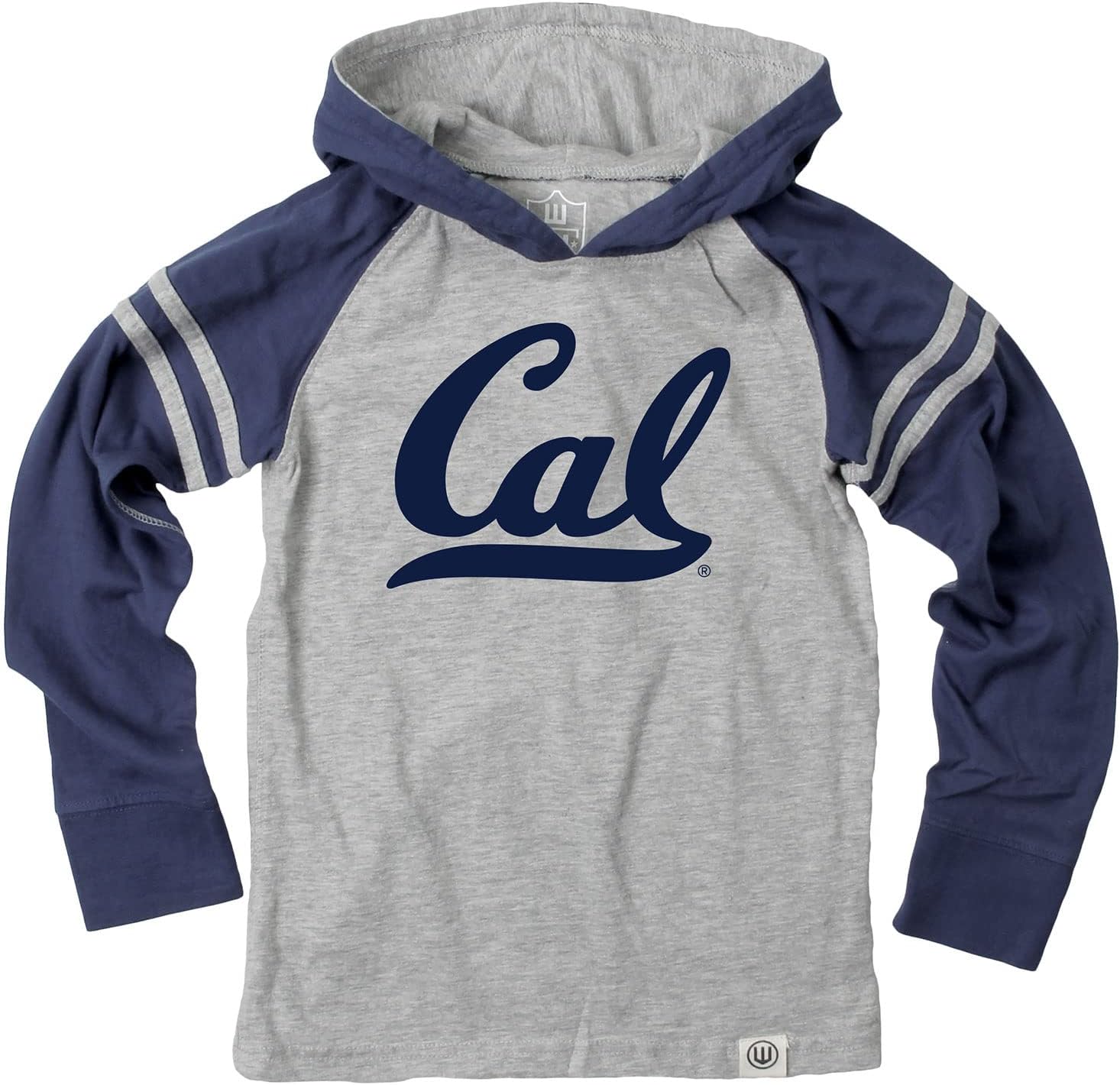 Wes and Willy Youth Boys College Long Sleeve Hooded T-Shirt