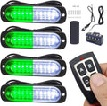 Led Warning Lights 4pcs Ultra Slim Sync Strobe Kit - Daytime