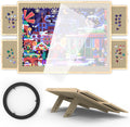 Puzzle Board with Drawers and Cover - Rotating 1500 Piece Stand