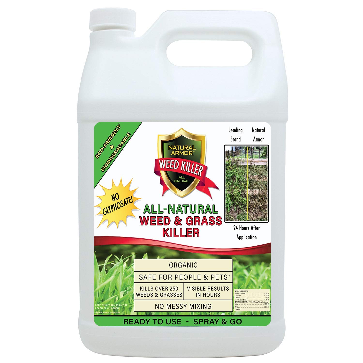 Natural Armor Weed and Grass Killer - All-Natural Formula