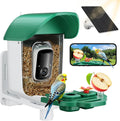 Bird Feeder with Camera 2K HD Solar Birdhouse - Smart Backyard Watch