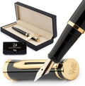 Wordsworth & Black Fountain Pen Set, 18K Gilded Broad Nib - Smooth