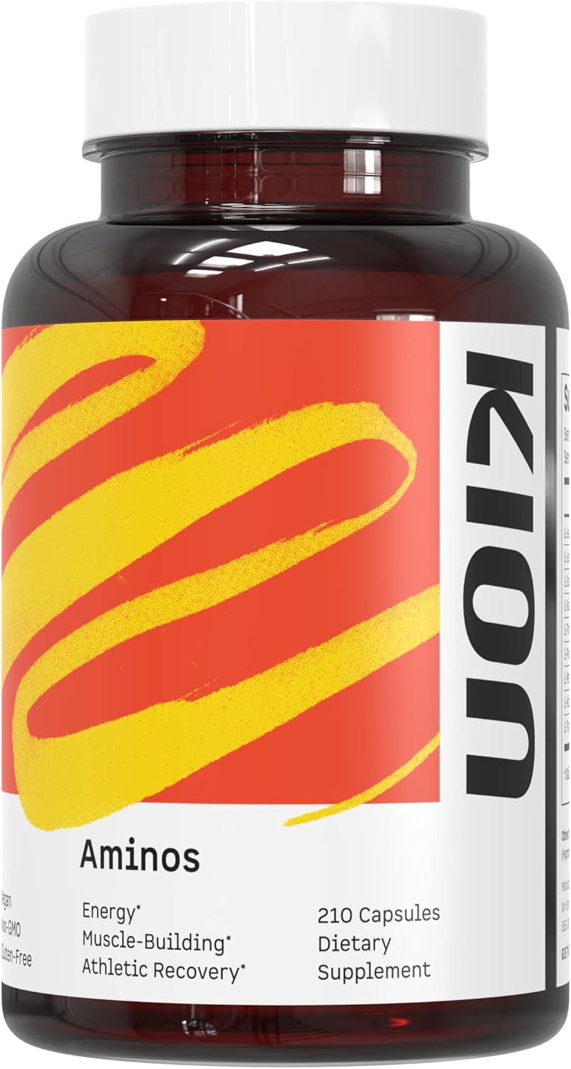 Kion Aminos Essential Amino Acids Capsules for Muscle Recovery