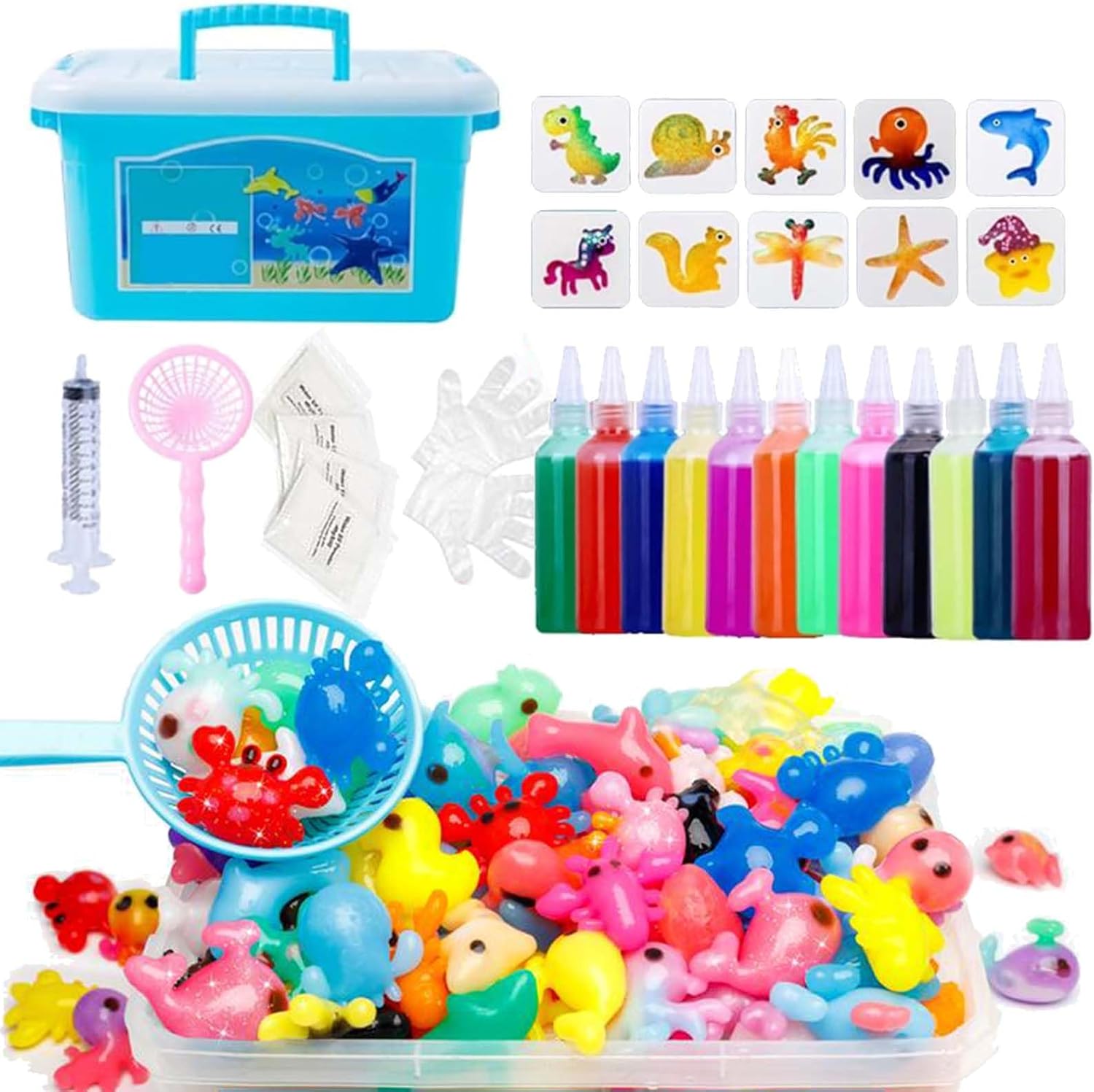 Magic Toy Kit Aqua Water Gel Set for Creative Children Fun