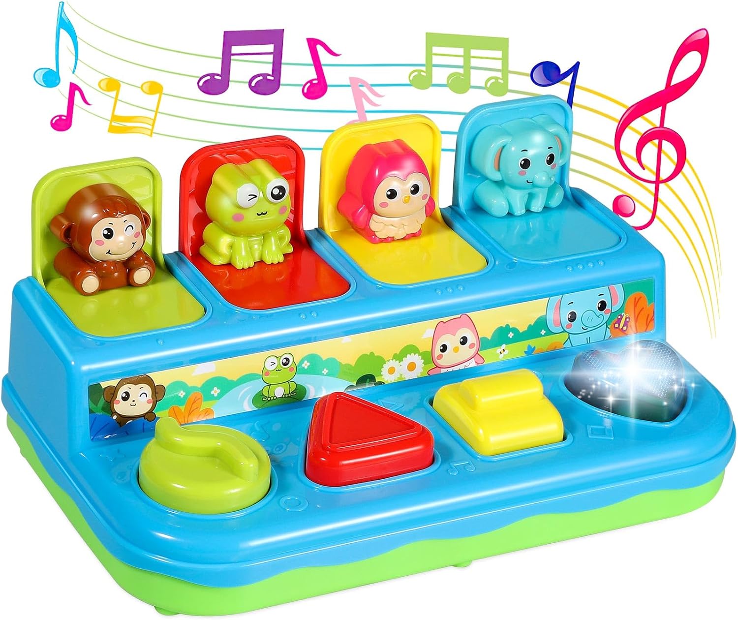 Interactive Music Pop Up Baby Toy | Montessori Learning Fun!