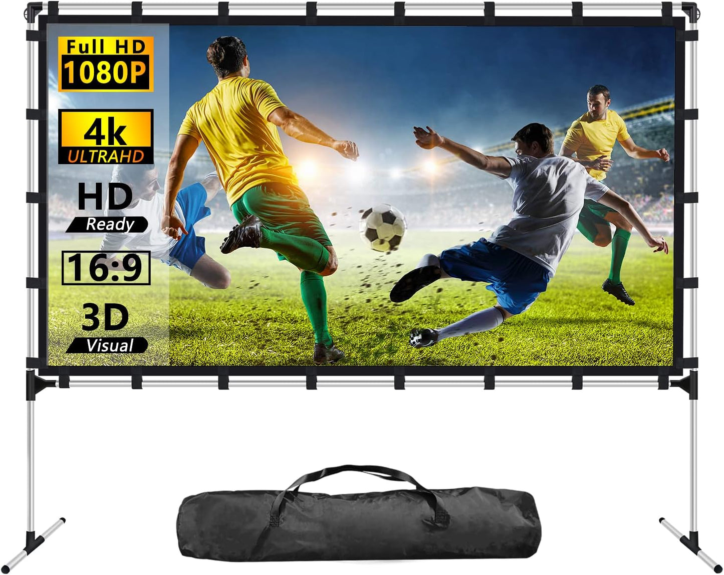 120 4K HD Projector Screen: Ultimate Movie Nights!