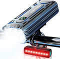 Super Bright Rechargeable Bike Lights 6 LED Headlight Taillight