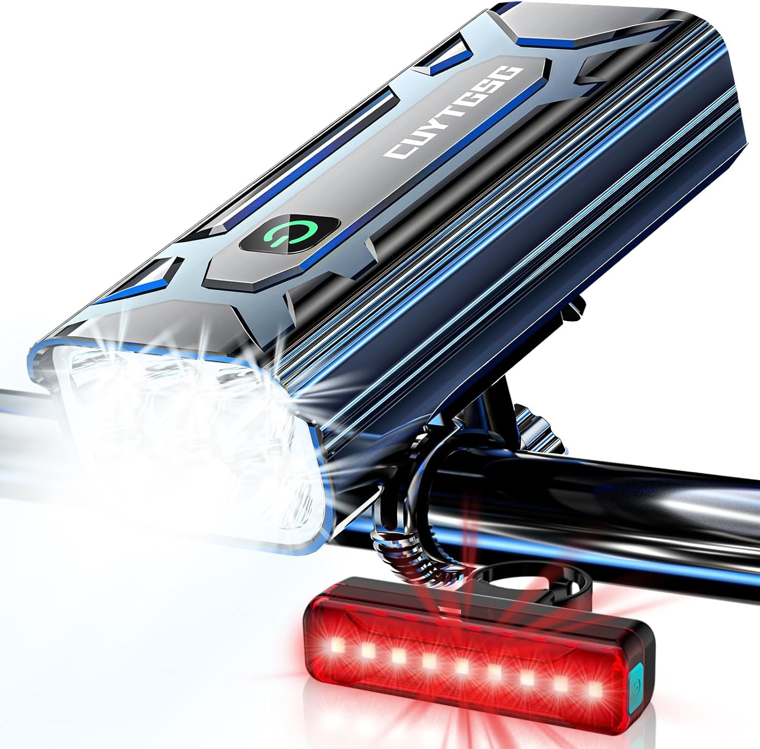 Super Bright Rechargeable Bike Lights for Night Riding Safety