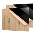 Lesnlok 24 x 24 Black Acrylic Sheet 1/8 in Thick - Reflective DIY