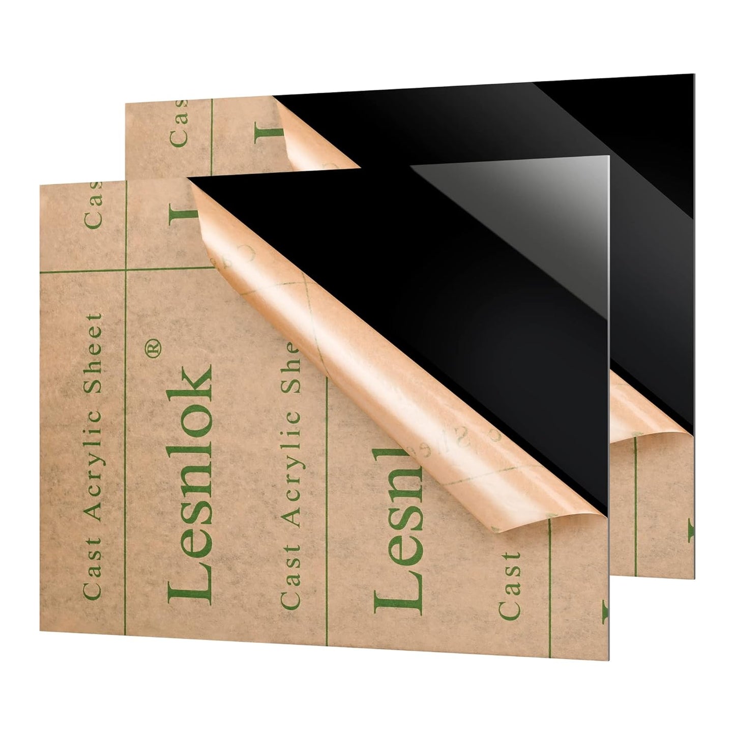 Black Acrylic Sheet 24x24 for DIY Projects and Home Decor