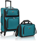 U.S. Traveler Lightweight 20in Rolling Carry On Luggage