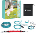 Dog Trolley System 100 ft Aerial Run - Tangle Free, Shock Absorbing