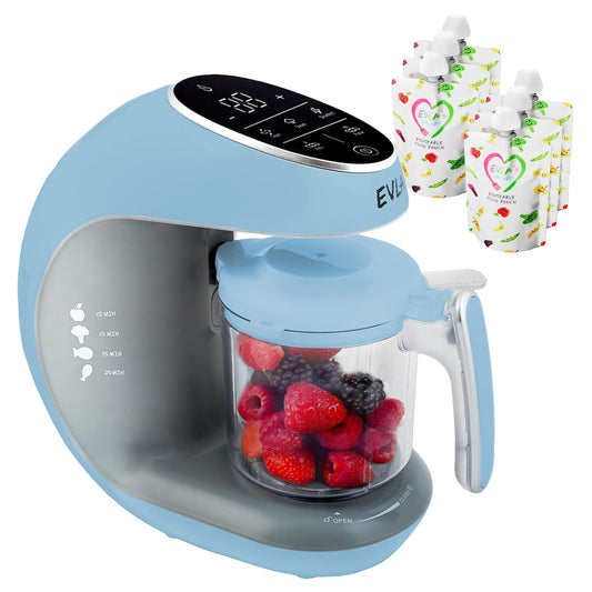 EVLA'S Baby Food Maker: Steamer and Blender for Healthy Meals