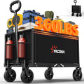YACONA 3 in 1 Foldable Wagon Cart - HeavyDuty 360LB Capacity