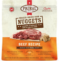 Primal Freeze Dried Raw Dog Food Nuggets Beef - High Protein Meal