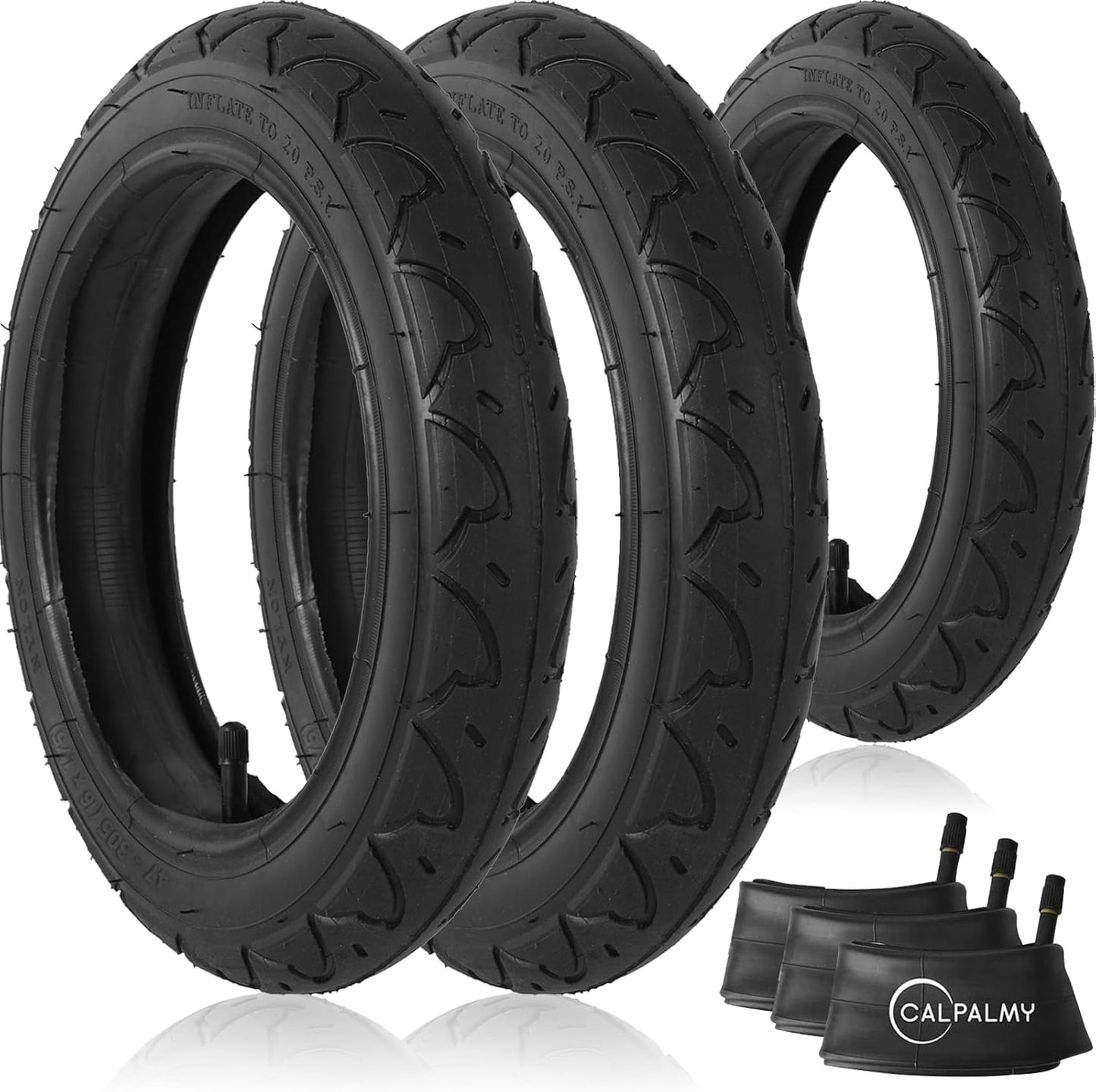 16 Back and 12.5 Front Wheel Replacement Inner Tubes and Tires