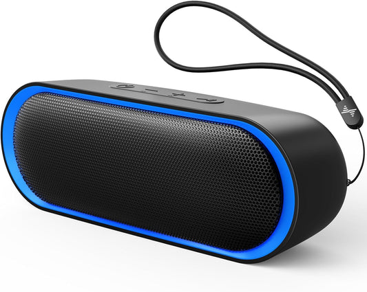 LENRUE Waterproof Bluetooth Speakers - Stereo Sound, 24hr Playtime