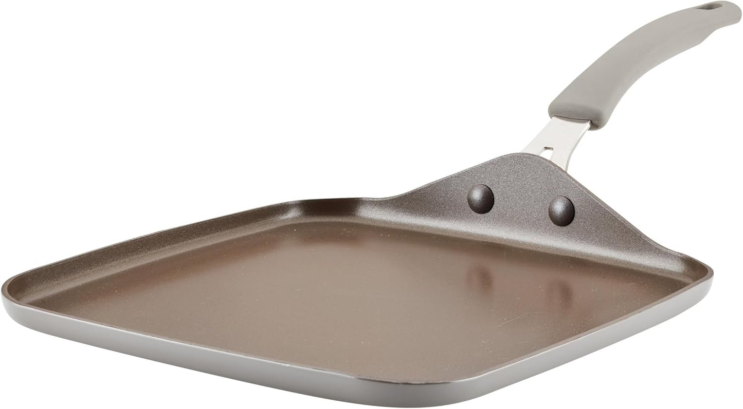 Rachael Ray Cook + Create 11 Inch Nonstick Griddle Pan for Home Chefs