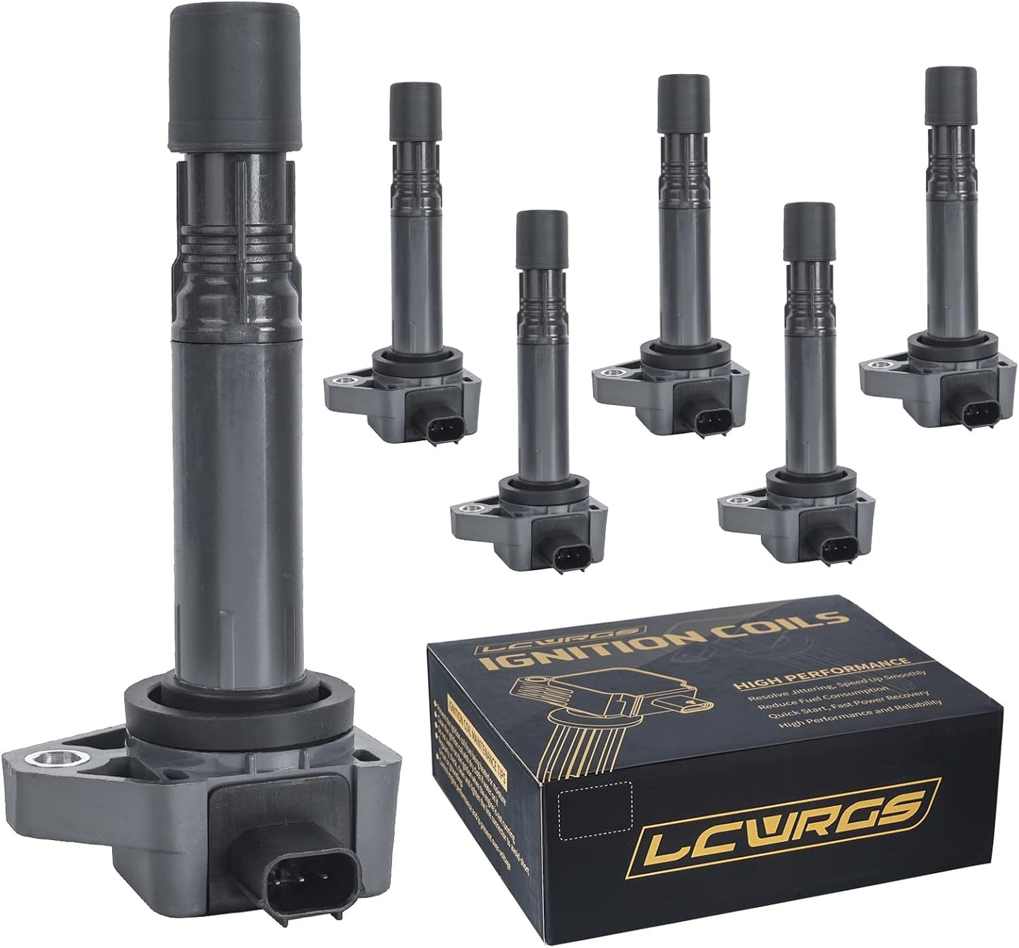 Set of 6 Ignition Coil Packs for Honda Accord Odyssey Pilot