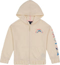 Nautica Girls' Logo Sweatshirt Fleece Hoodie With Full-zip Front
