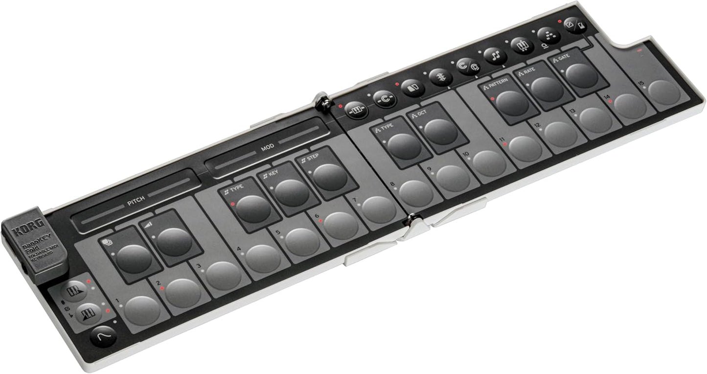 Foldable MIDI Keyboard by Korg - White