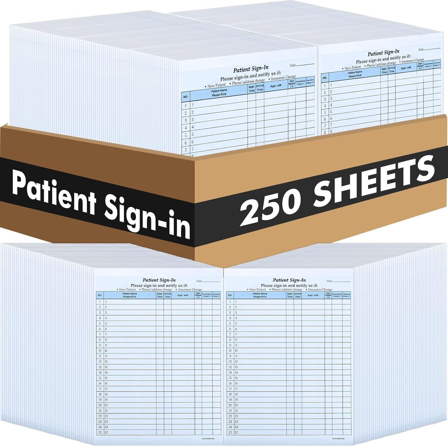 HIPAA Compliant Patient Sign in Sheets for Medical Offices