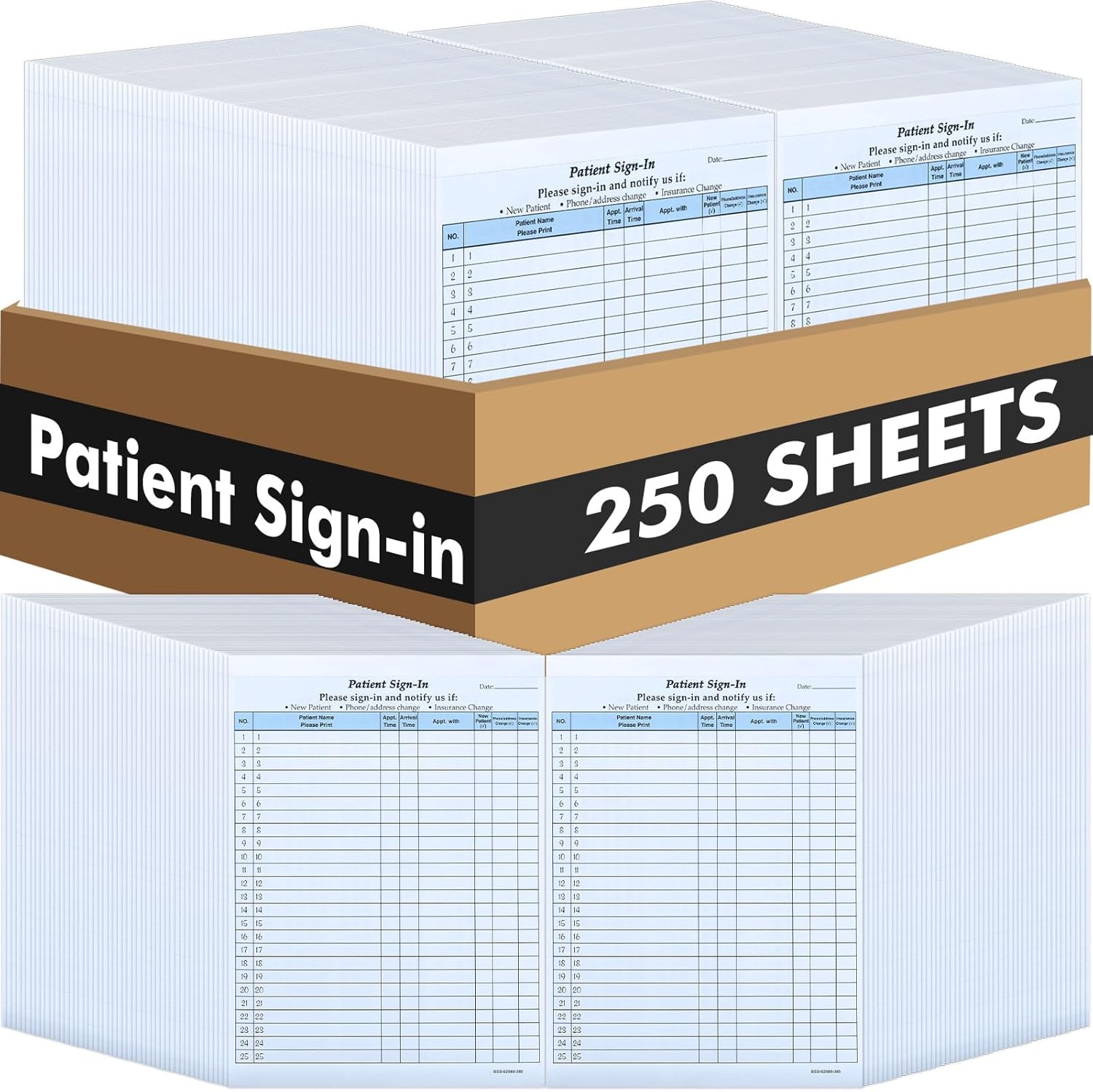 HIPAA Compliant Patient Sign in Sheets for Medical Offices