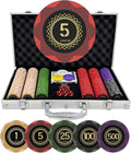 Casino-Grade Clay Poker Chip Set 300pcs - Premium 14g Chips