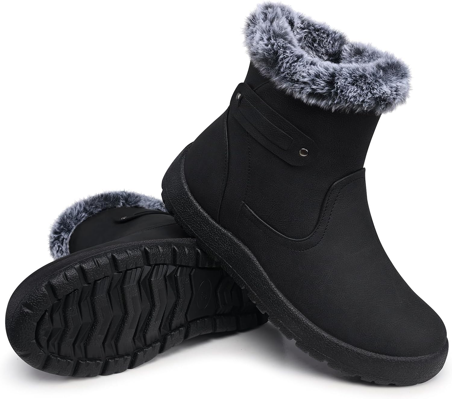 SHIBEVER Women's Snow Boots: Waterproof, Warm & Anti-Slip Design