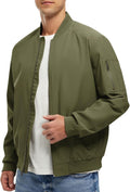 Rdruko Men's Lightweight Bomber Jacket - Stylish Windbreaker Clothing