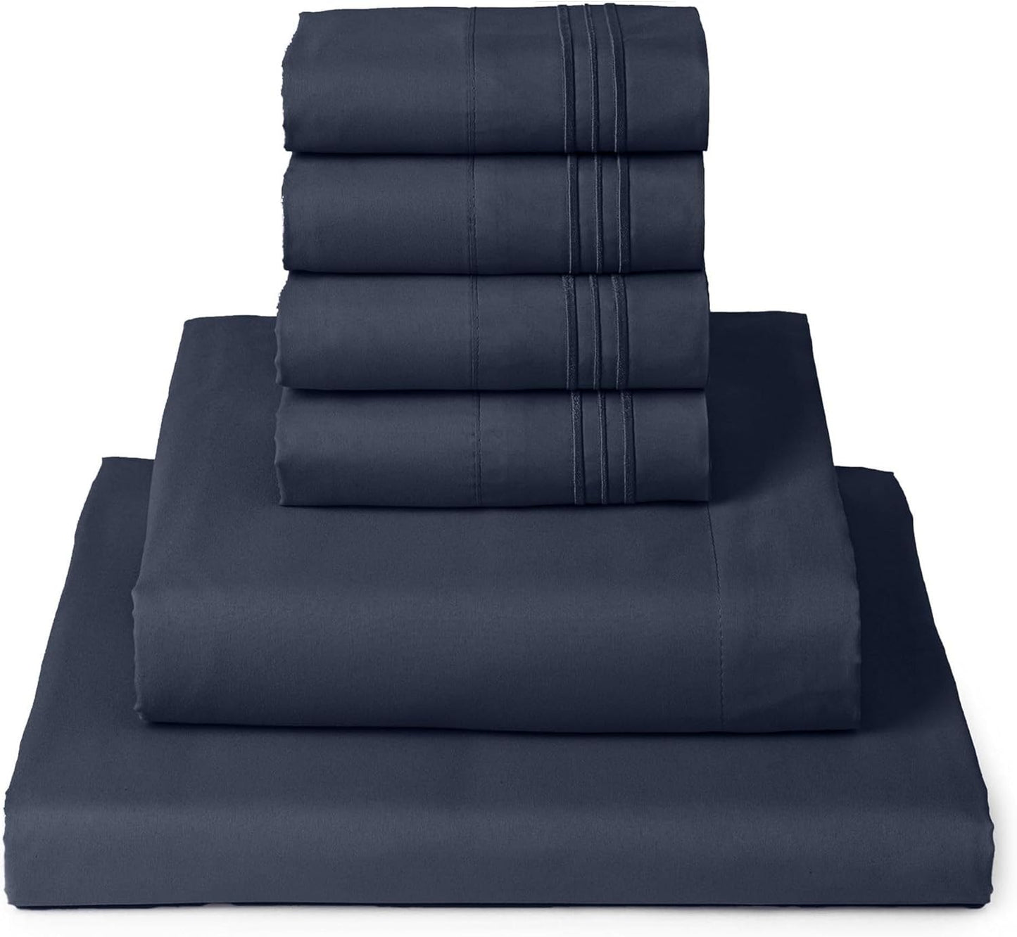 Mellanni King Sheet Set - 6-Piece Iconic Collection Bedding