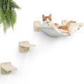 Cat Wall Hammock with Two Steps Set - Vertical Climbing Bed