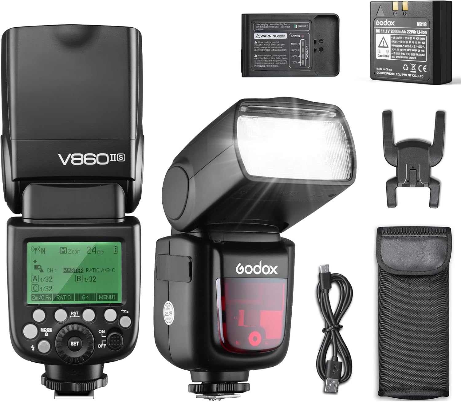 Godox V860II-S TTL Flash Speedlite for Sony High-Speed Sync