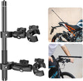 Motorcycle Handlebar Double Clamp Mount and 67in Invisible Selfie