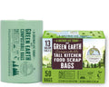 13 Gallon Compostable Tall Kitchen Bags 100-Count - Strong 0.9 Mil