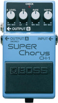 BOSS CH-1 Super Chorus Classic Compact Pedal - Clear, Versatile Tone