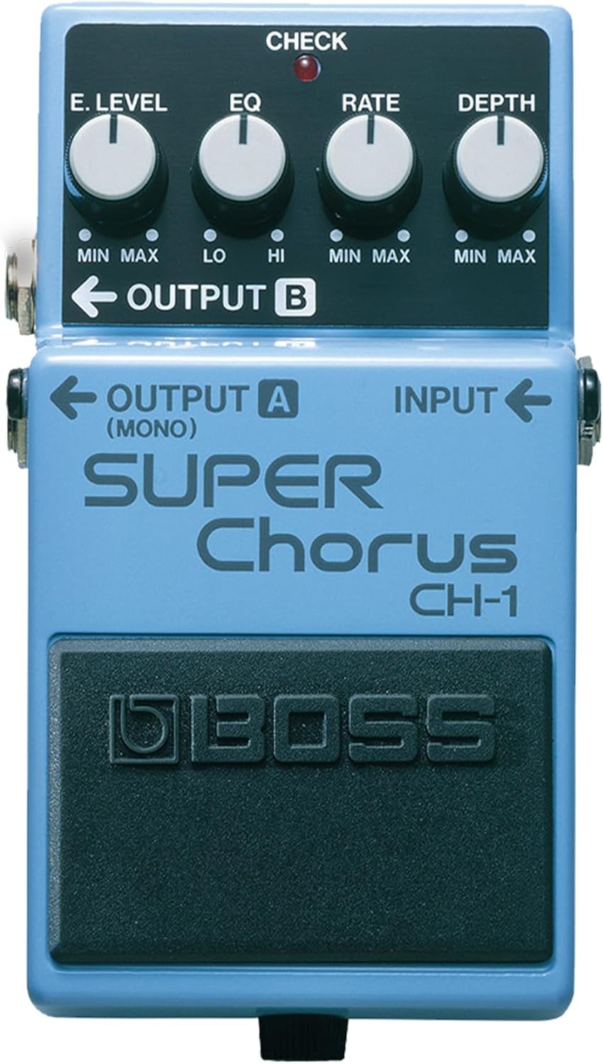 BOSS CH-1 SUPER Chorus Effects Pedal for Guitar & Keyboards