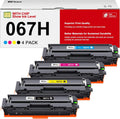 067H Toner Compatible for Canon 067 Toner Cartridge Set - High Yield 4