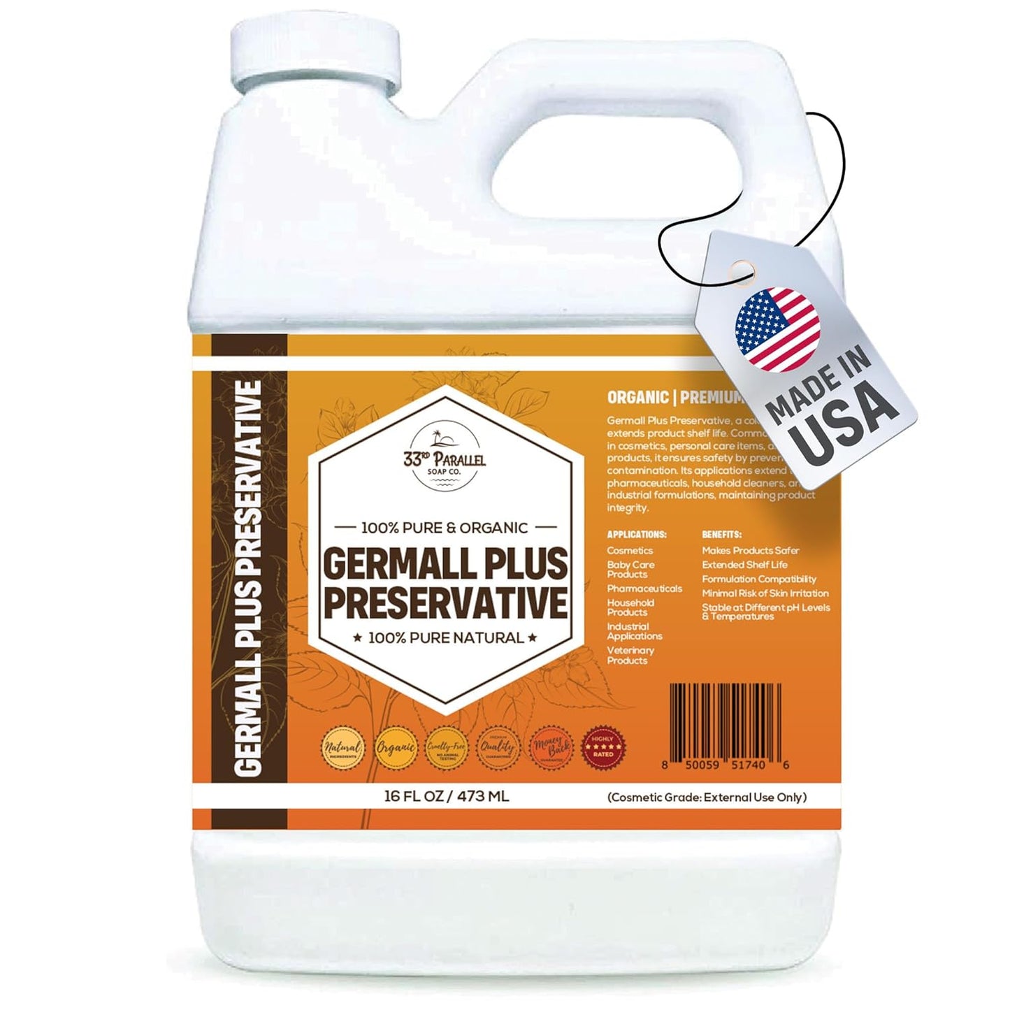 Germall Plus Preservative Liquid for Safe Cosmetic Products