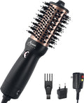Dual Voltage Hot Air Brush Travel Hair Dryer Brush - Smooth