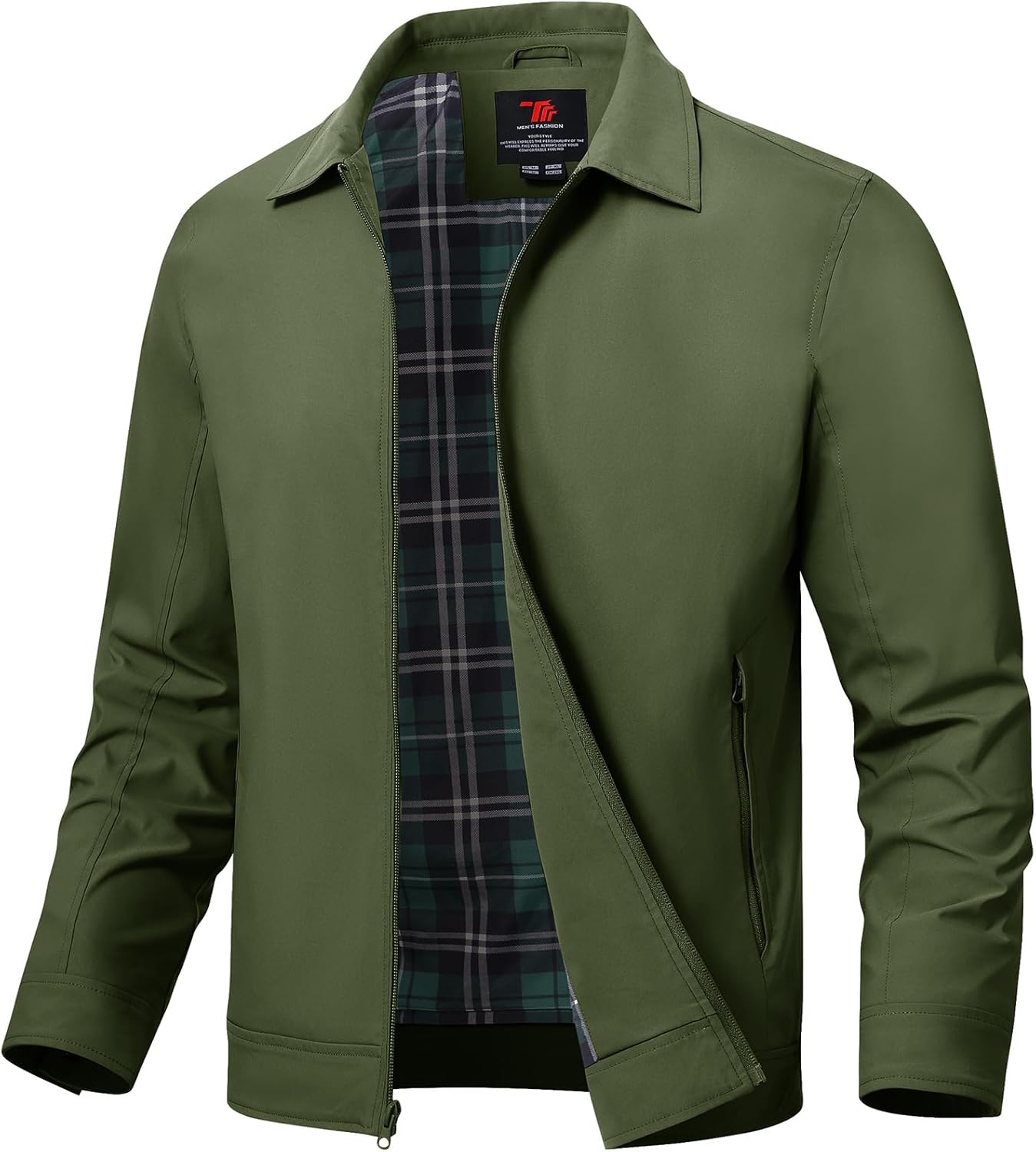 TBMPOY Mens Lightweight Jackets for Casual Work and Golf