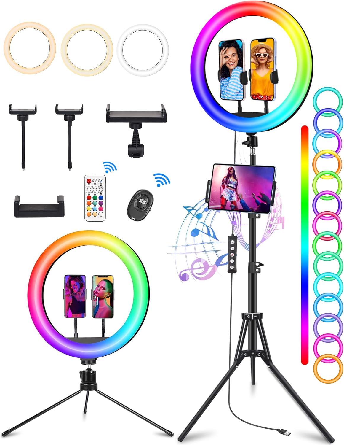 STALLY 13.3 Ring Light with Stand for Perfect Photography